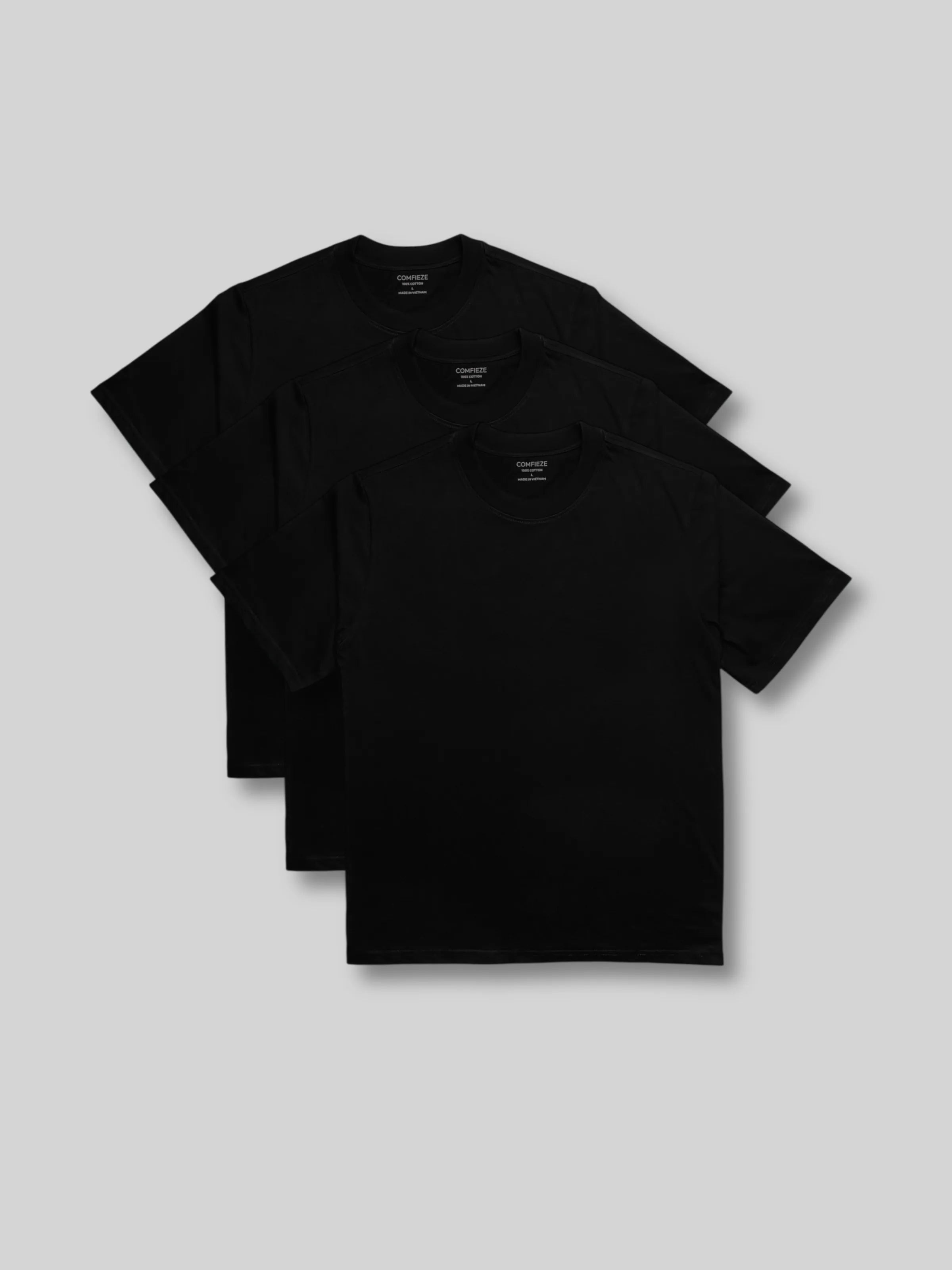 Heavyweight Cotton 3-Pack Crewneck T-Shirt