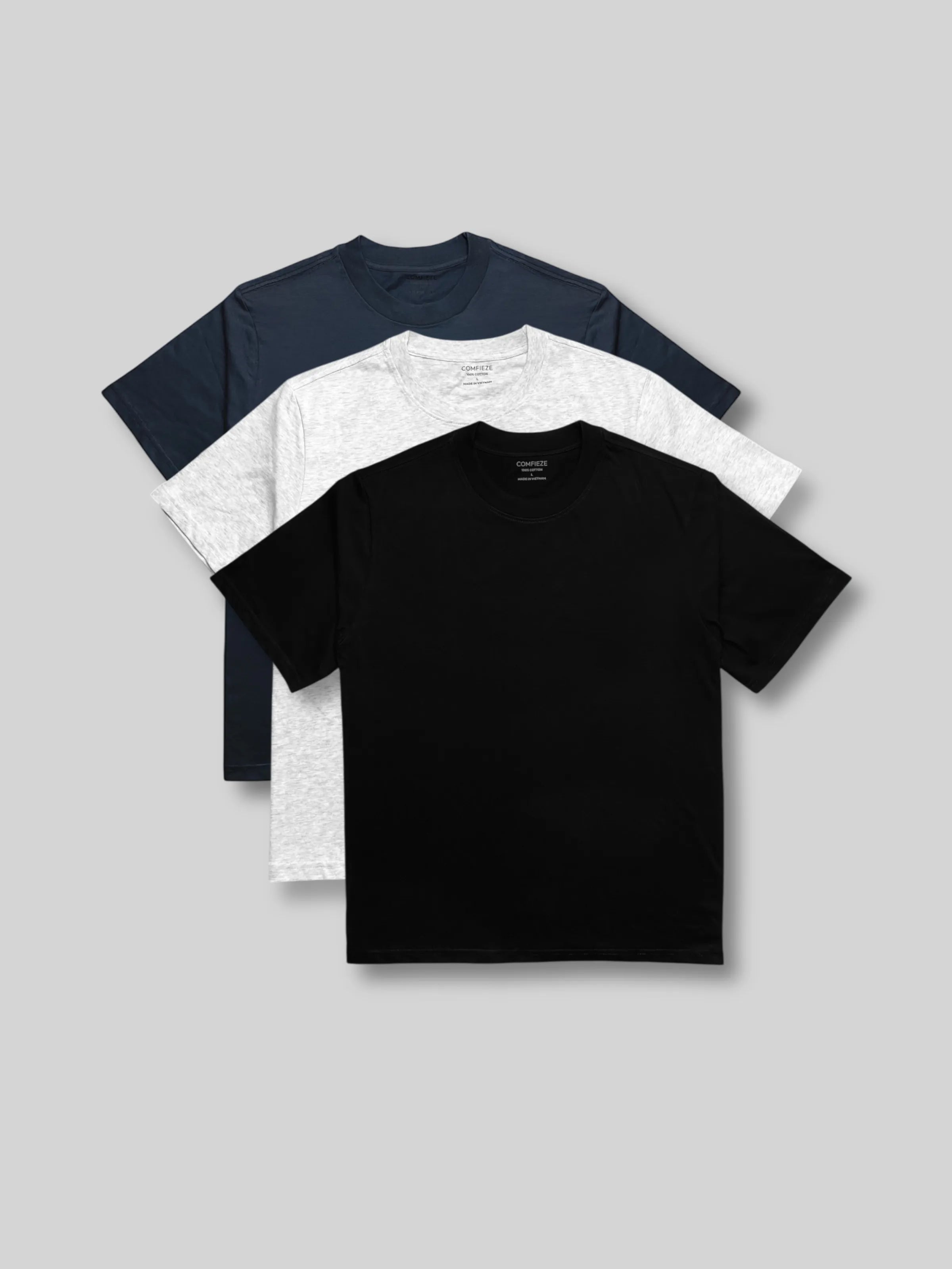 Heavyweight Cotton 3-Pack Crewneck T-Shirt