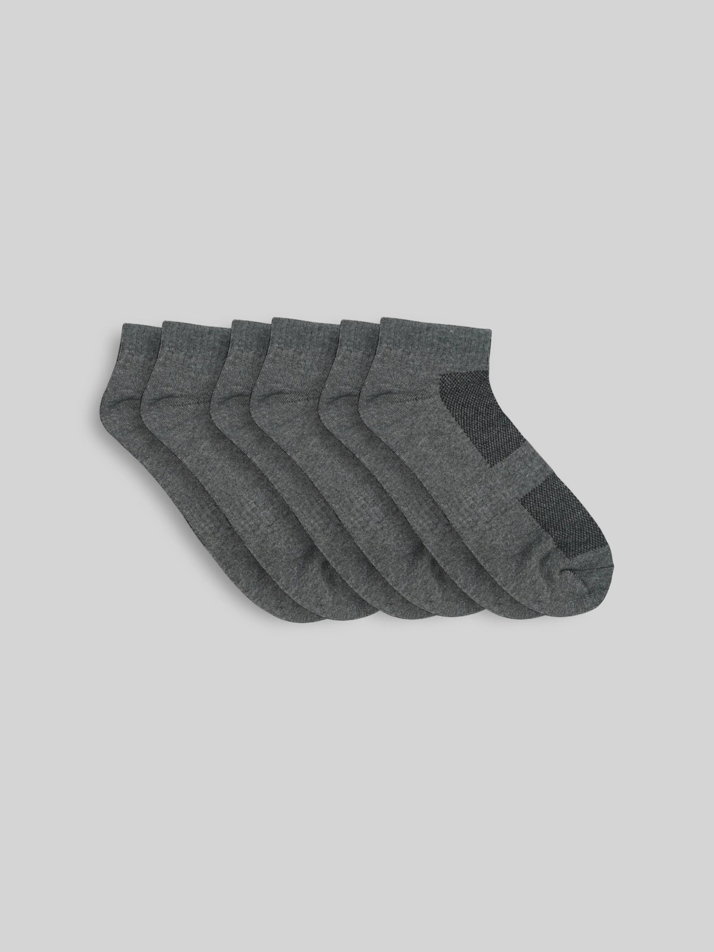 Basic Cushion 6-Pack Ankle Socks