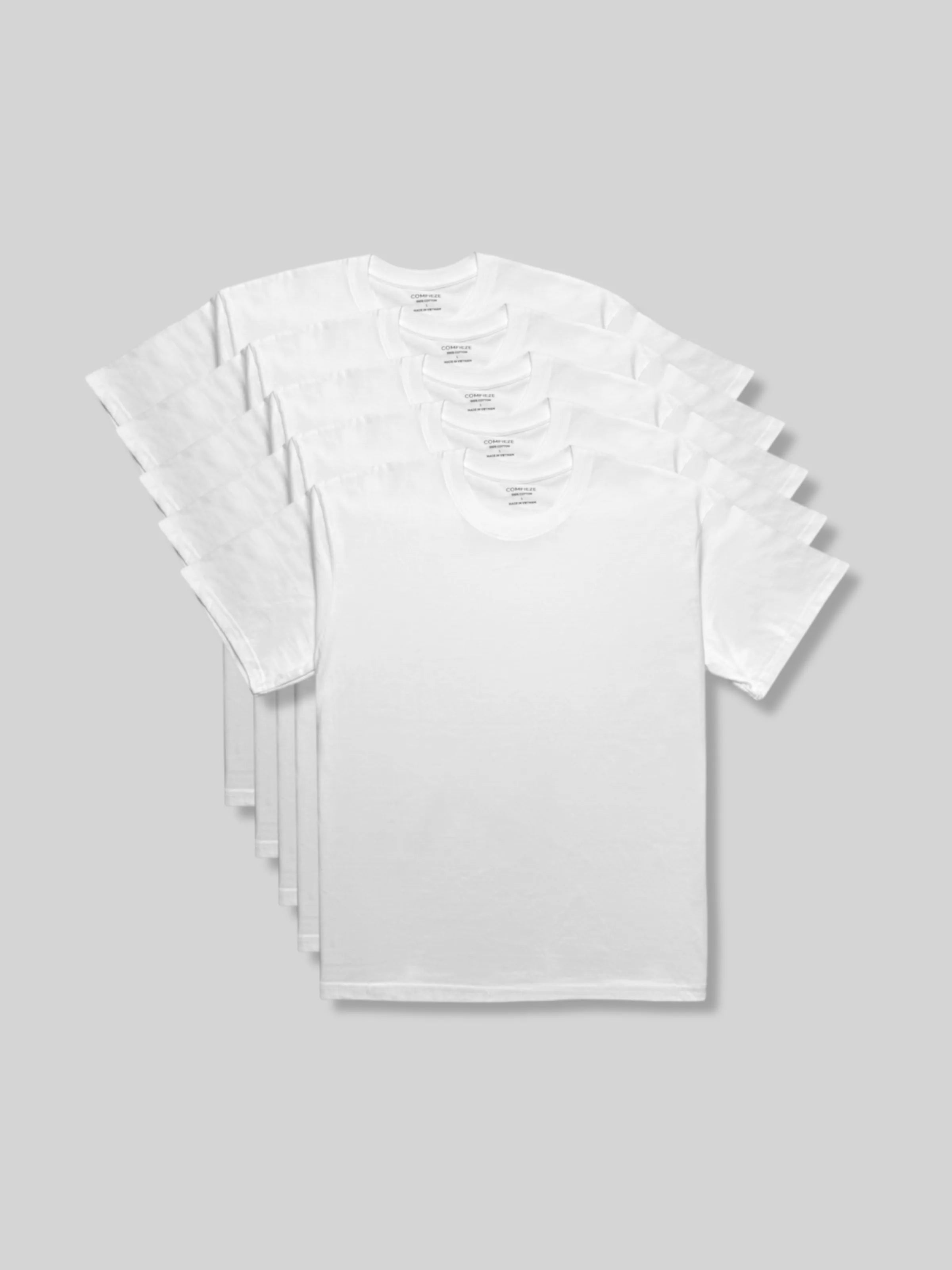 Cotton Classics 5-Pack Crewneck T-Shirt