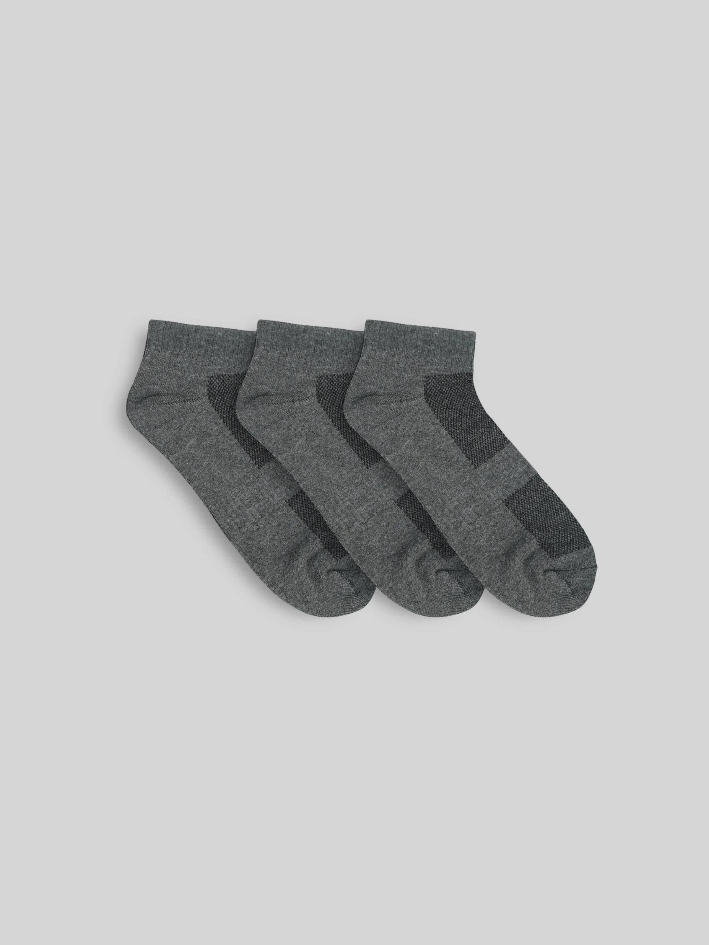 Basic Cushion 3-Pack Ankle Socks