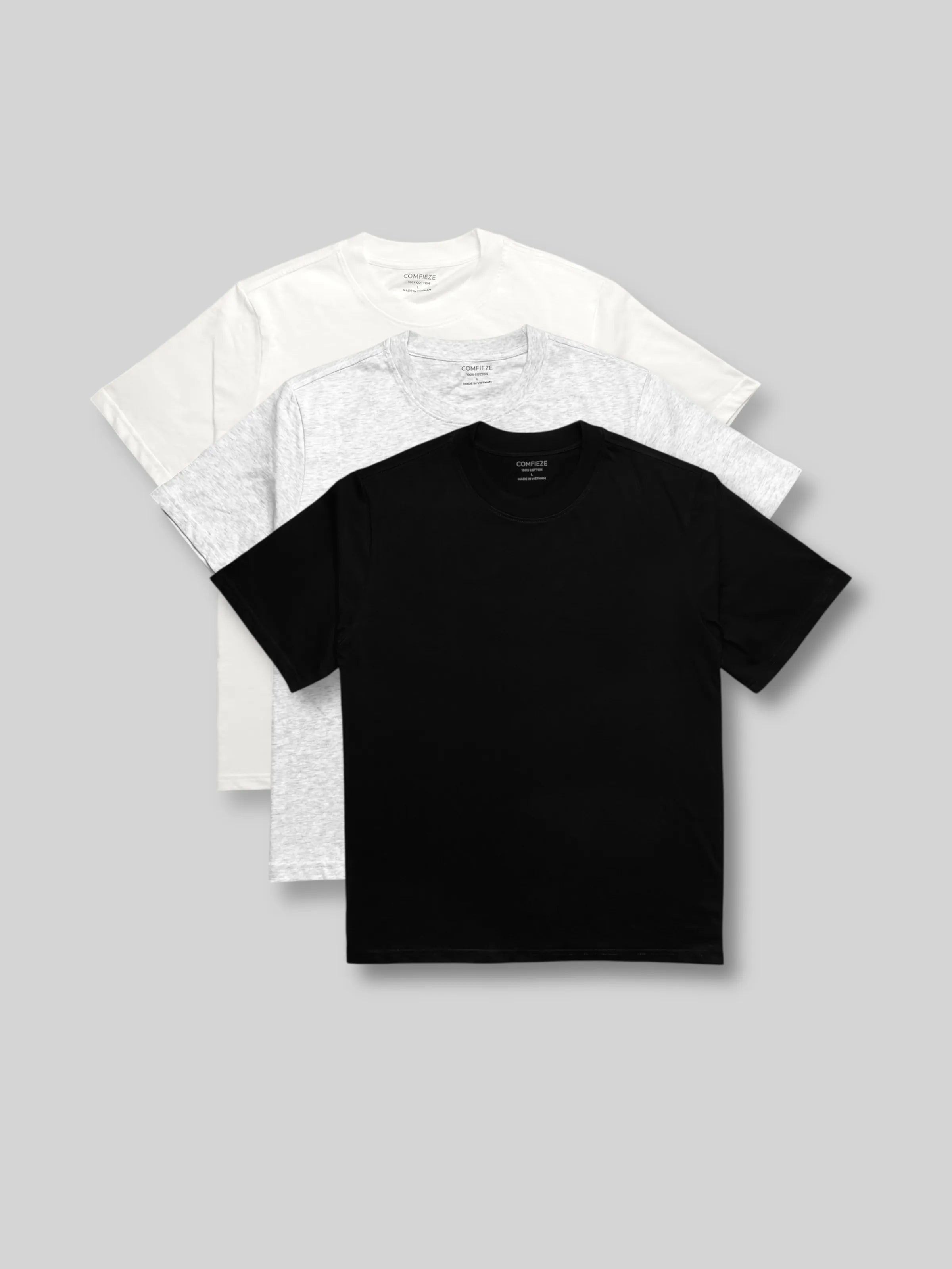 Heavyweight Cotton 3-Pack Crewneck T-Shirt
