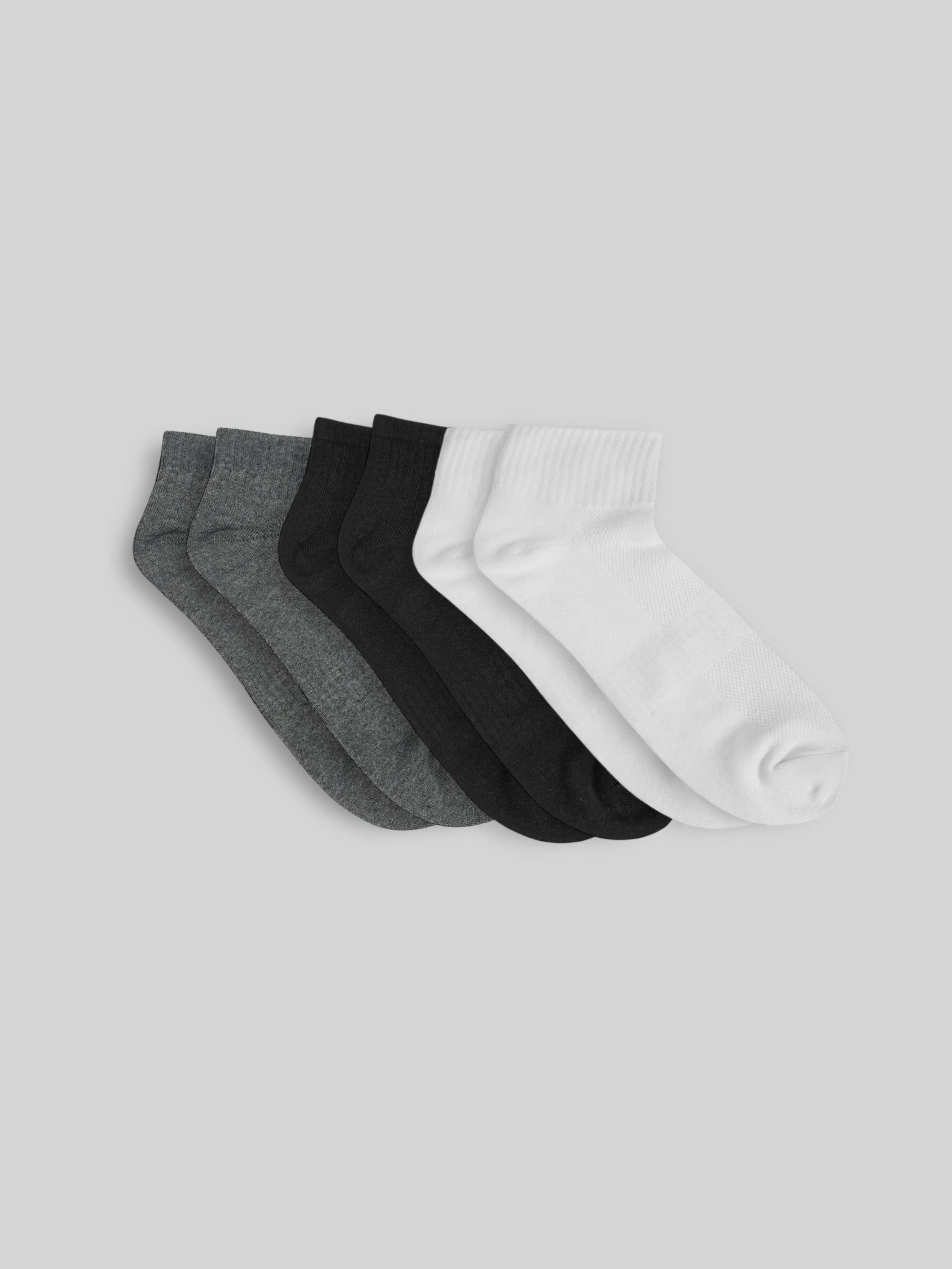 Basic Cushion 6-Pack Ankle Socks