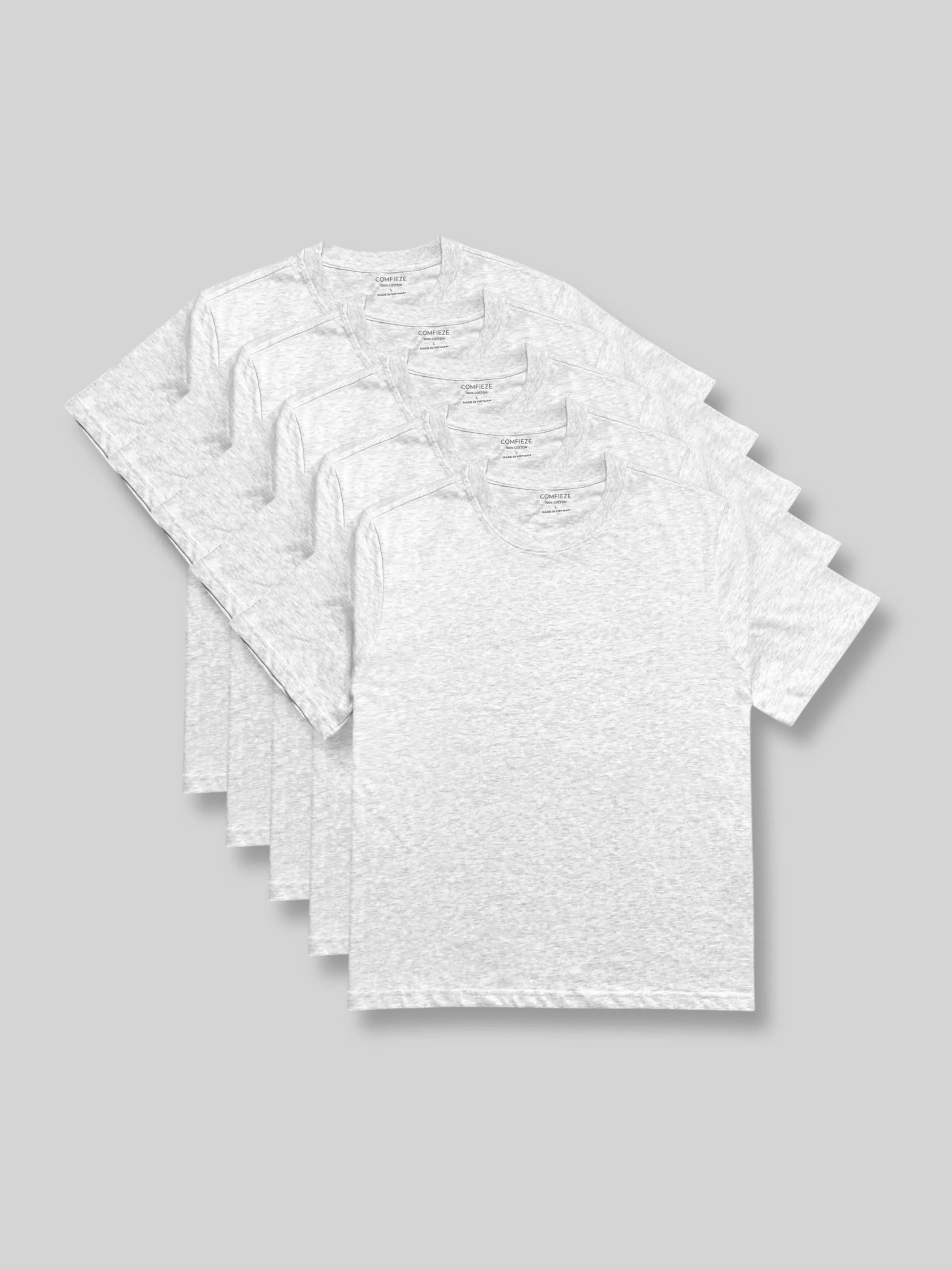 Heavyweight Cotton 5-Pack Crewneck T-Shirt