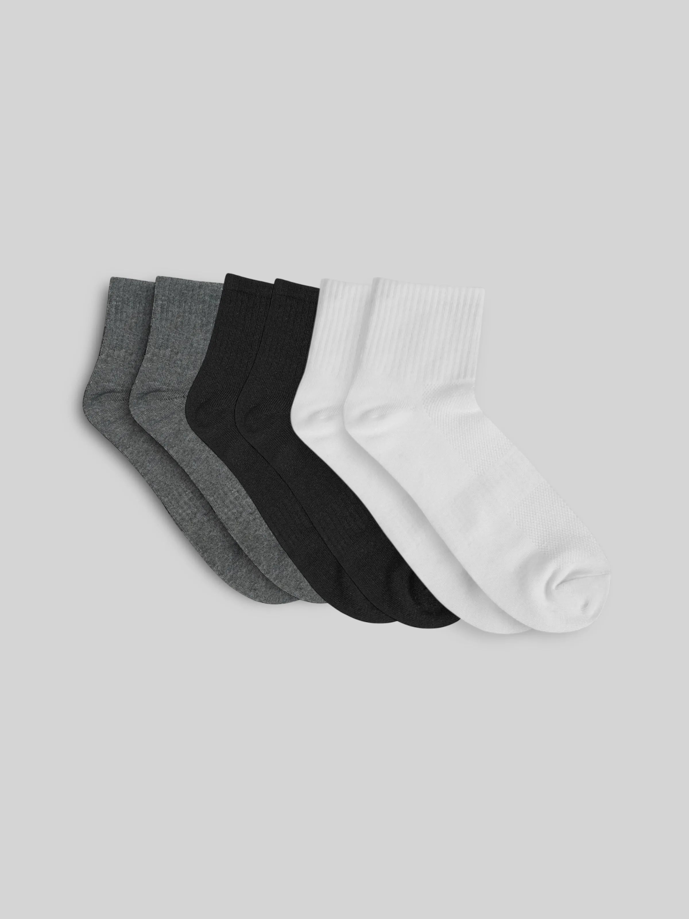 Basic Cushion 6-Pack Crew Socks