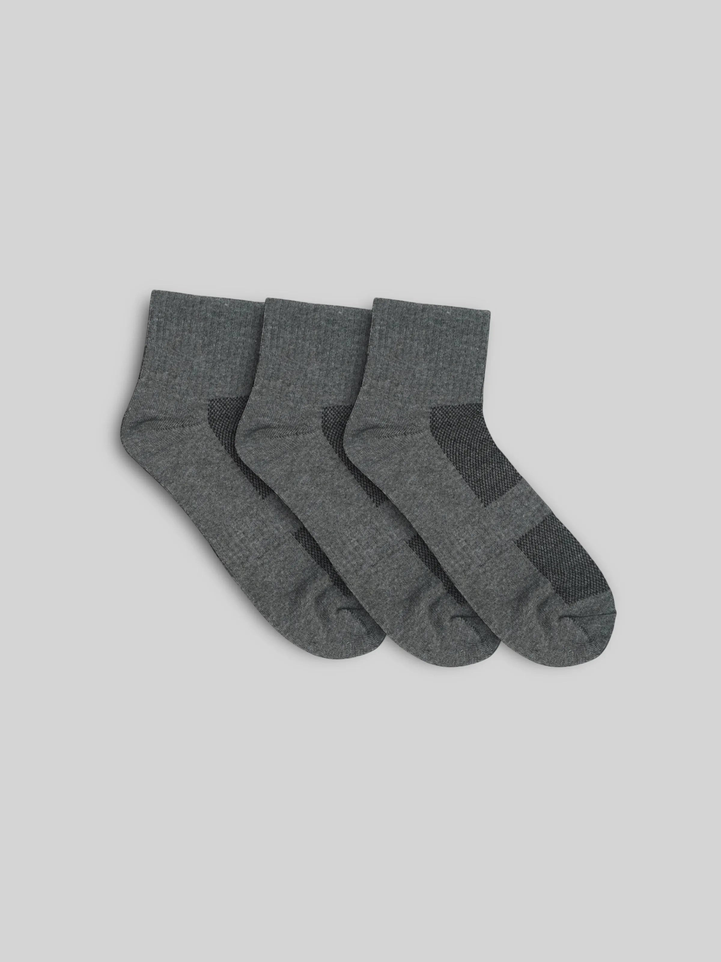 Basic Cushion 3-Pack Crew Socks