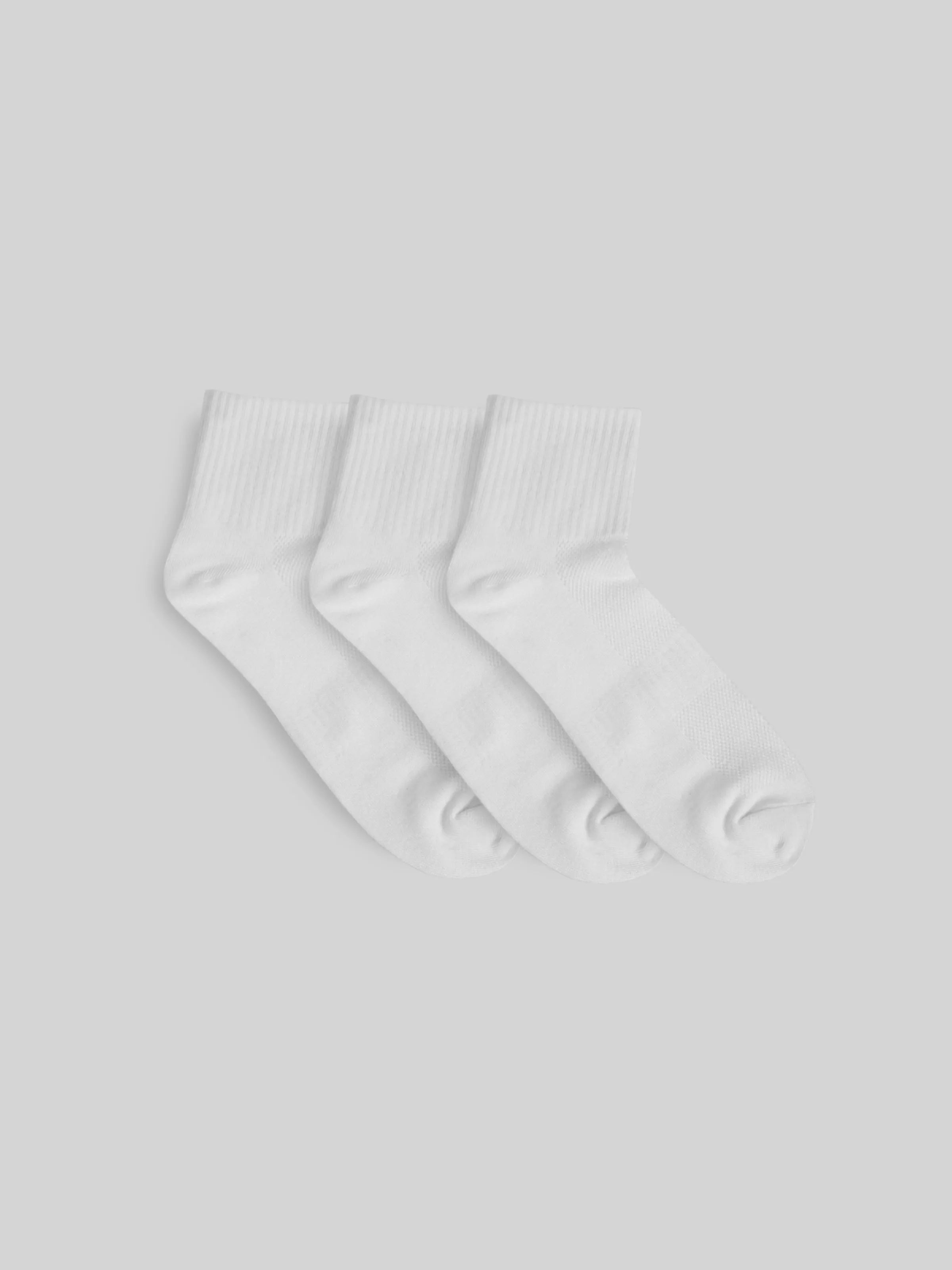 Basic Cushion 3-Pack Crew Socks