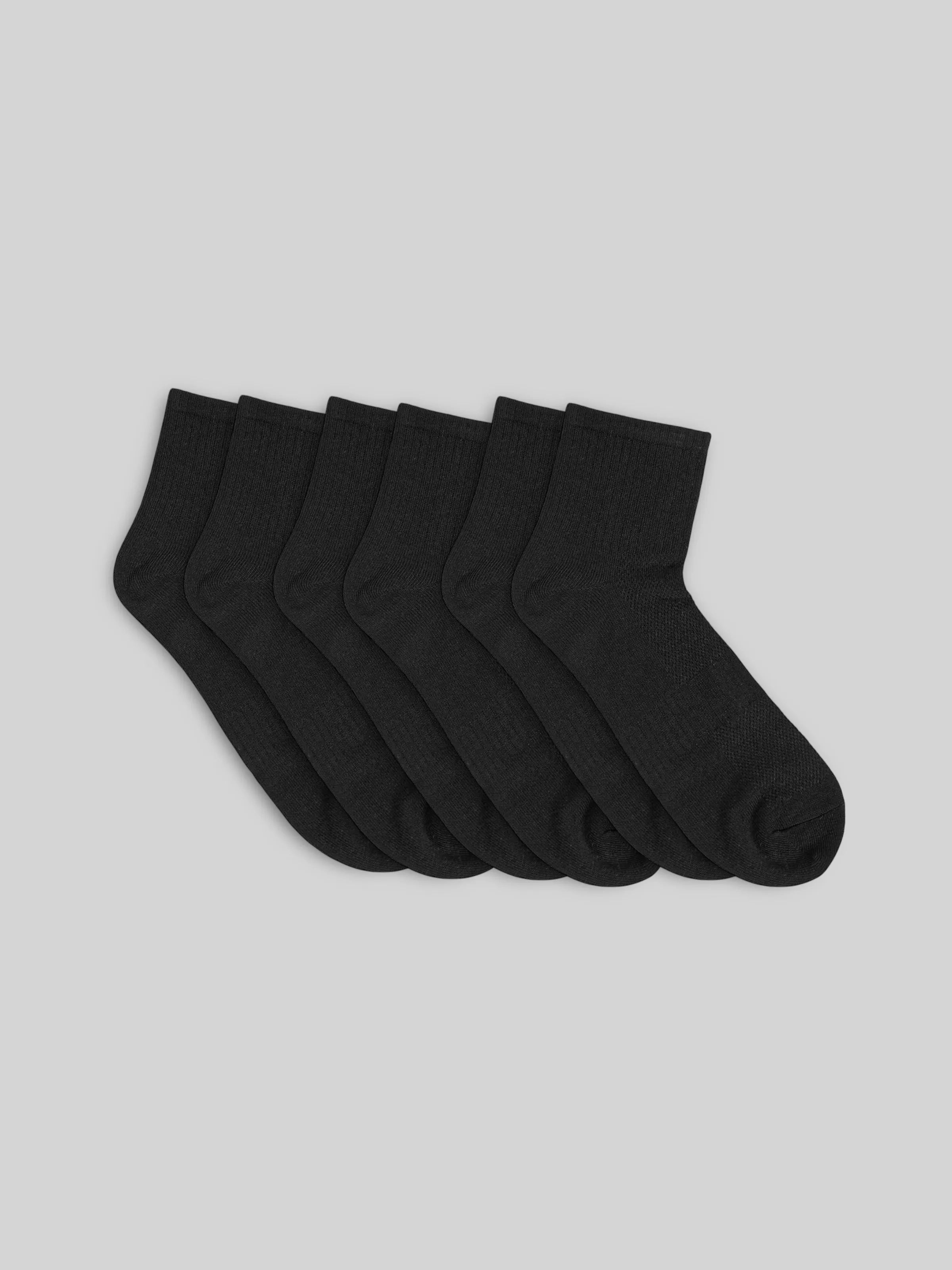 Basic Cushion 6-Pack Crew Socks