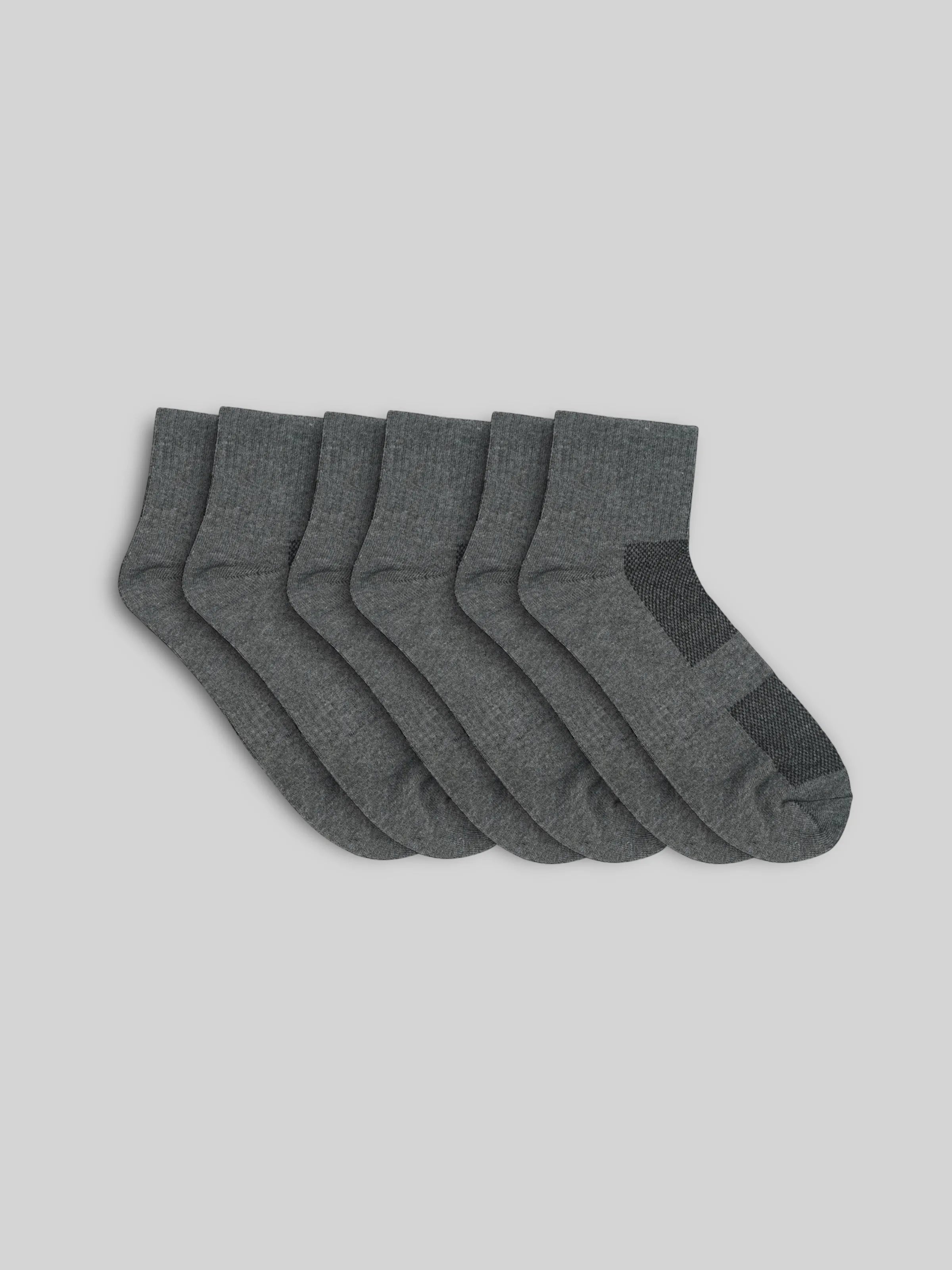 Basic Cushion 6-Pack Crew Socks