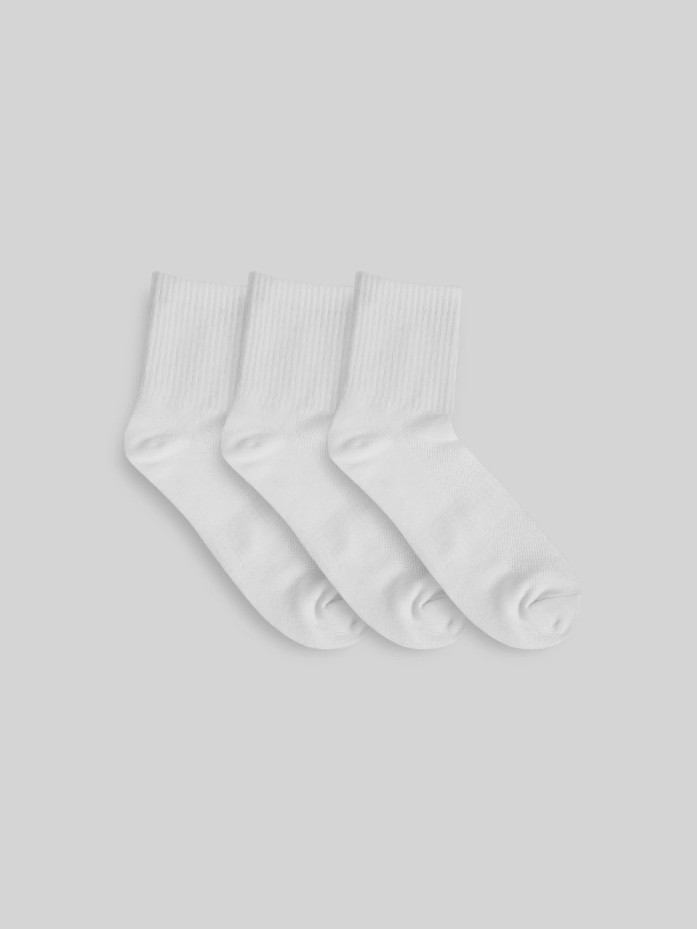 Basic Cushion 3-Pack High Crew Socks