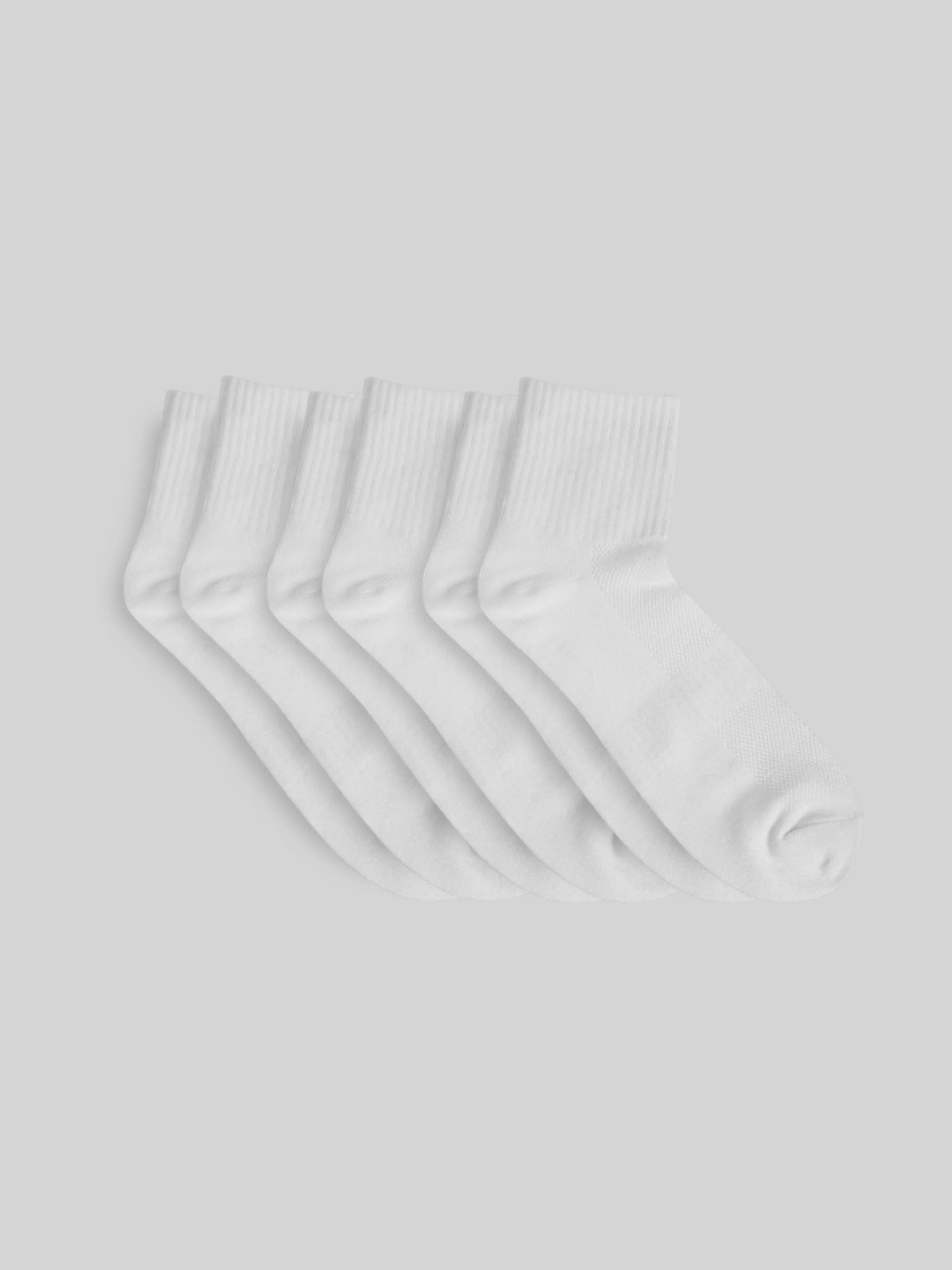 Basic Cushion 6-Pack High Crew Socks